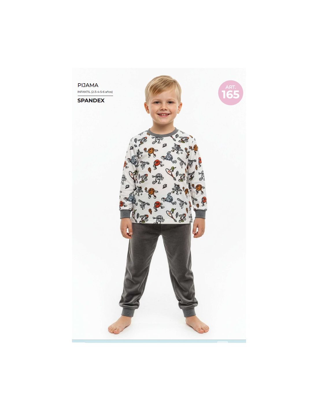 PIJAMA INFANTIL NIÑO SPANDEX 625100165