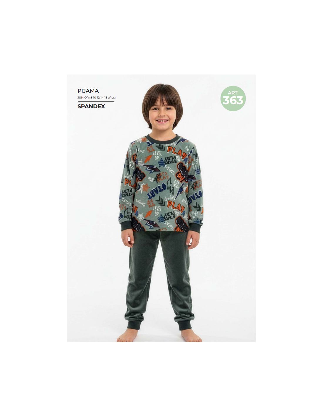 PIJAMA NIÑO SPANDEX 625100363