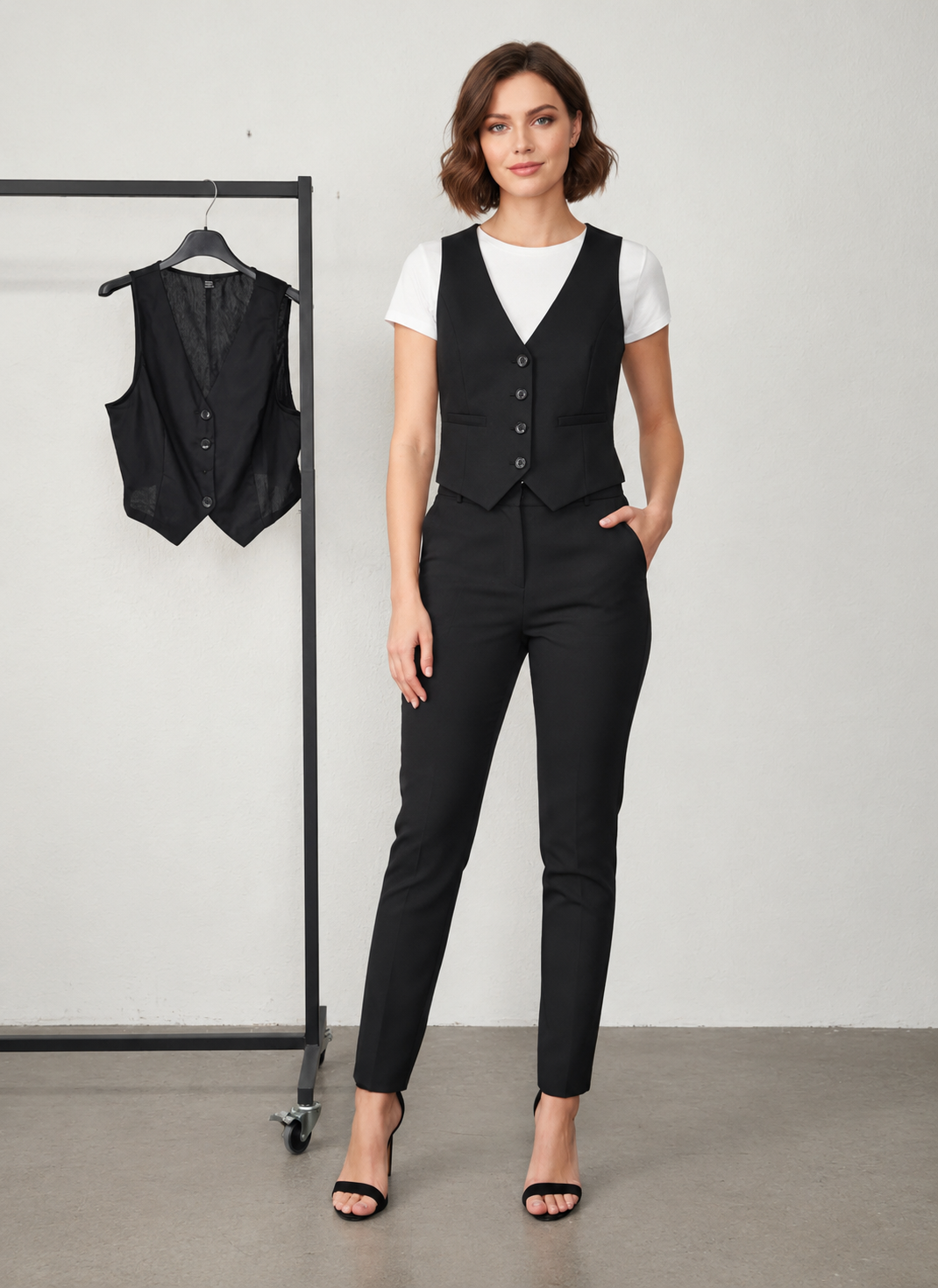 Chaleco Elegante Negro