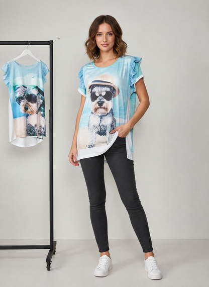 Camiseta Beach Dog